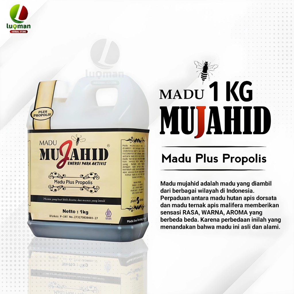 

Madu Hutan Mujahid Plus Propolis 1 kg