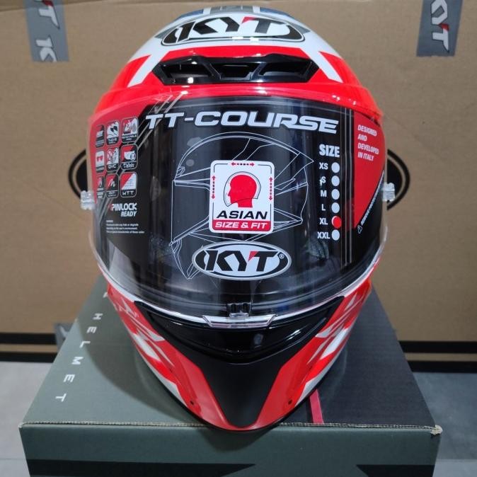 KYT TT COURSE FUSELAGE RED