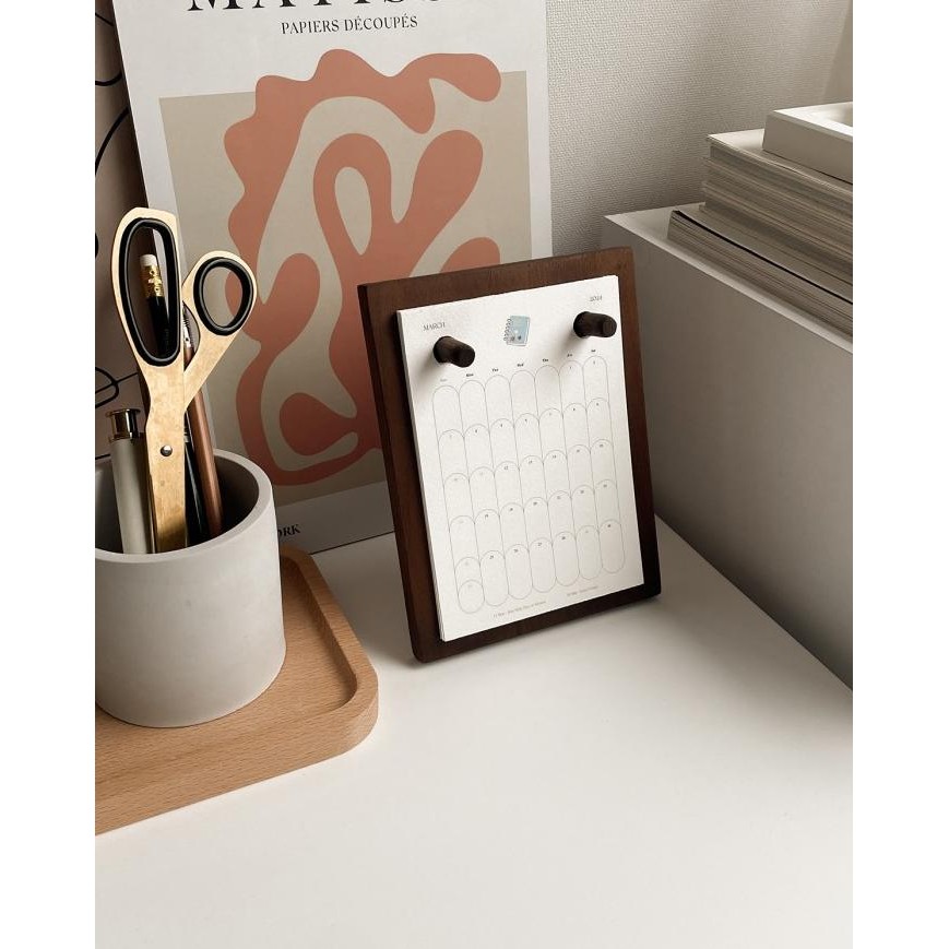 

new !!! Wooden Desk Calendar / Kalendar meja murah