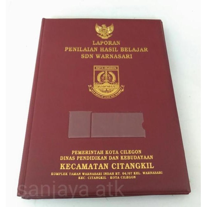 

new !!! Map rapot ukuran Folio isi 20 kantong murah