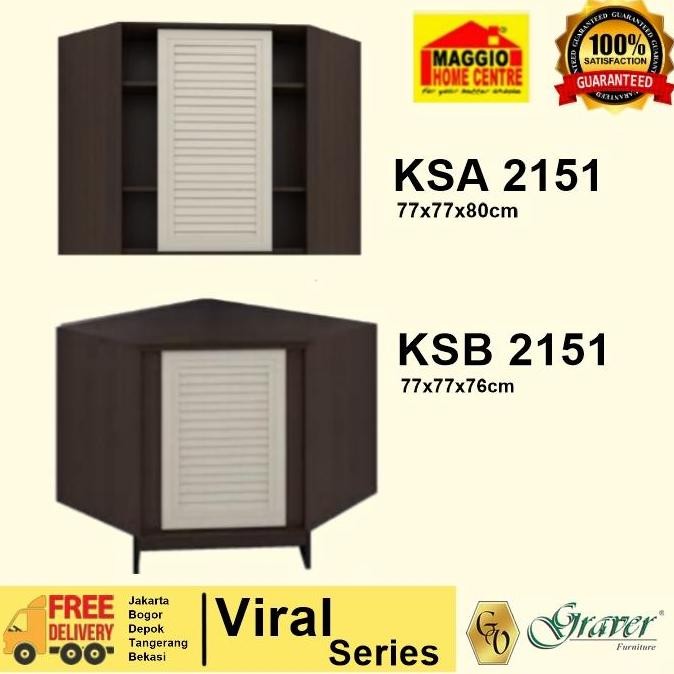 RAK PIRING MINIMALIS MODERN - LEMARI PIRING - KITCHEN SET MINIMALIS -KSA VIRAL - GRAVER