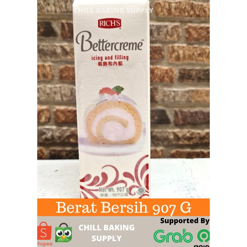

Sale Rich'S Bettercreme Whipped Cream - 907 Gr (Non Dairy) Butter Cream