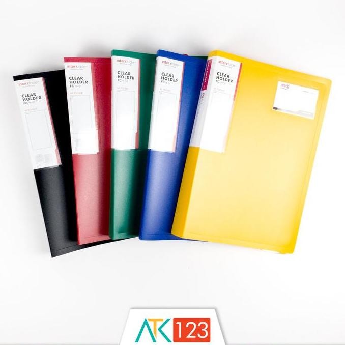 

new !!! Clear Holder / Display Books Folio 60 Pockets - Inter X Folder murah