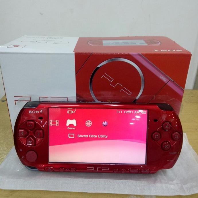 PSP slim 3006 black mc 128gb full game murah