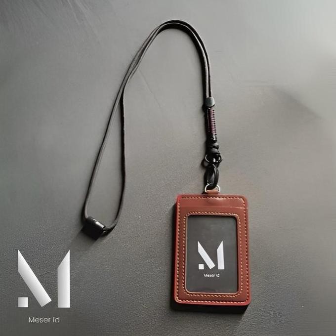

new !!! Lanyard Id Card Paracord 4mm 550 lbs Card Holder 2 Slot Kartu Sintetis gantungan card tactical lanyard name tag Tali murah