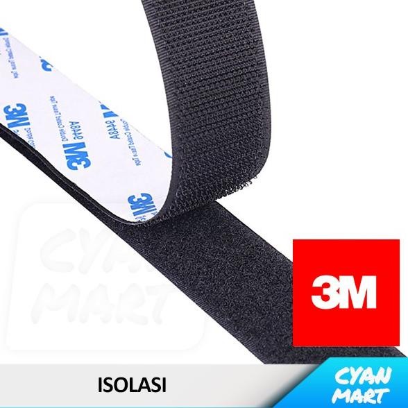 

tyS Fr Reclosable Fastener Nylon like Velcro's Hook & Loop Double Tape 3M