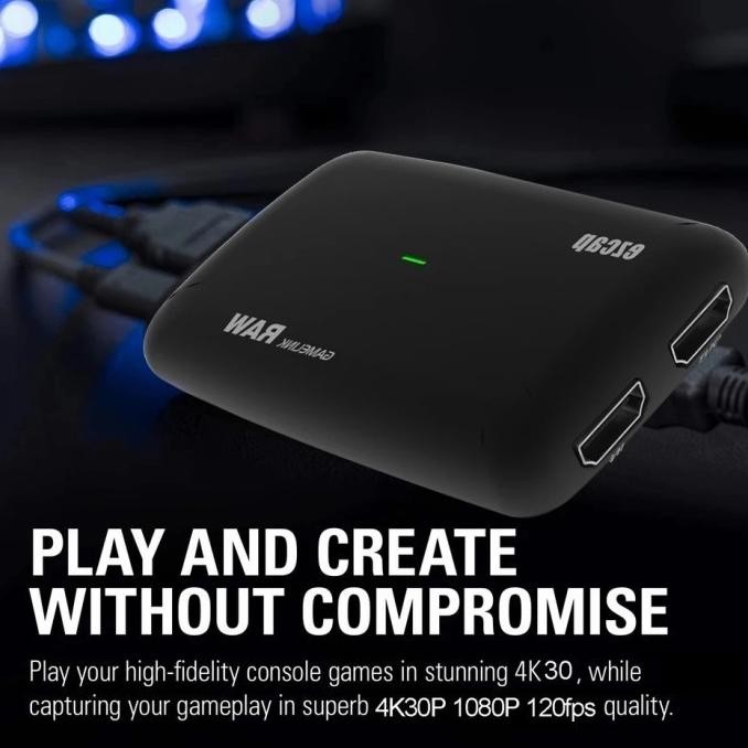 Ezcap 321 Gamelink Raw 4K Hdmi Capture Game Live Streaming Ezcap321 New Stok