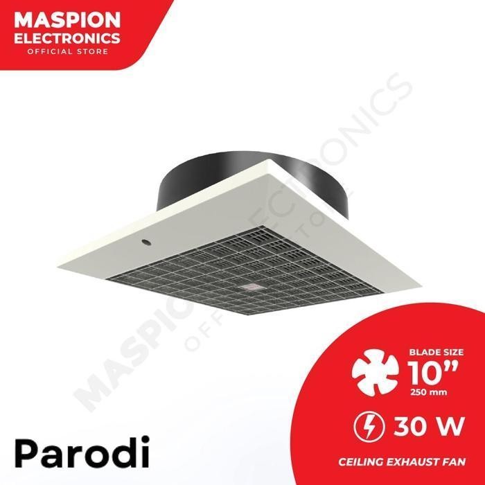 Promo Maspion Cef25 Kipas Exhaust Fan Plafon 10 Inch (25 Cm) / Kipas Hexos Plafon