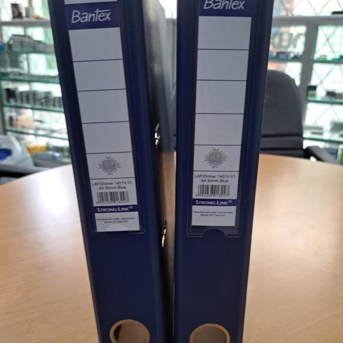 

new !!! ordner bantex 1451 A4 5Cm Biru murah