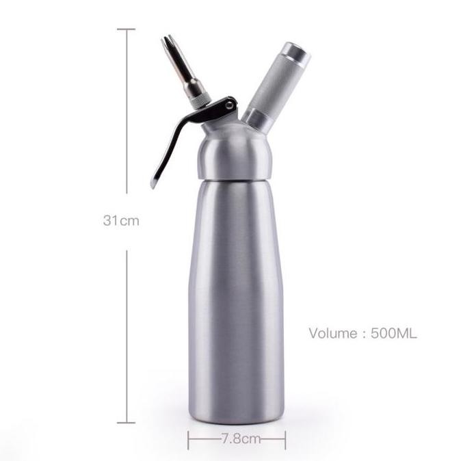 

Sale Whipping/Whipped Cream Dispenser 500Ml High Quality Full Aluminium