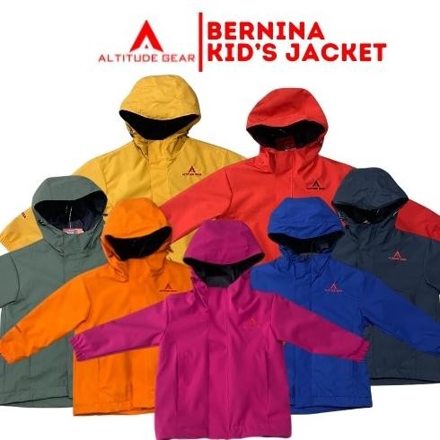 JAKET GUNUNG ANAK LAKI PEREMPUAN ALTITUDE GEAR BERNINA WATERPROOF OUTDOOR DOUBLE POLAR FASHION HOODI