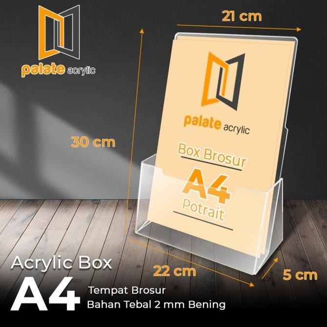 

new !!! RAK/TEMPAT BROSUR BROCHURE ACRYLIC/AKRILIK UKURAN A4 PREMIUM TERLARIS murah