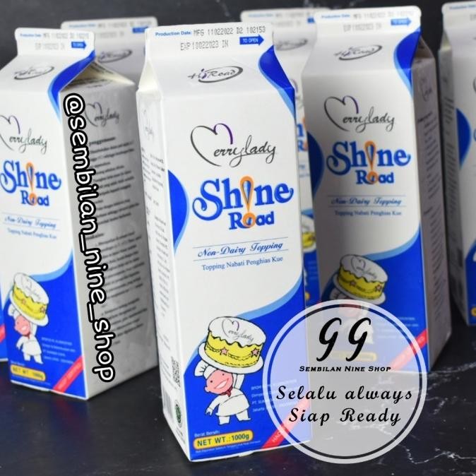

Sale Shine Road Non Dairy Whipping Cream 1 Kg Shineroad 1.000 Gram Topping