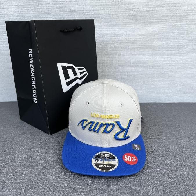 Topi NEW ERA 9Fifty PCV UPSIDE DOWN LOS ANGELES RAMS Original Resmi