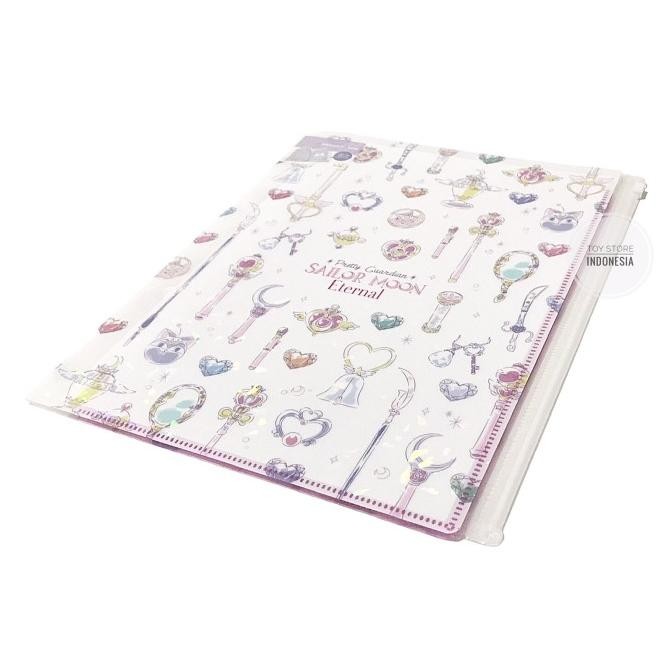 

new !!! ORIGINAL PRETTY GUARDIAN SAILOR MOON ETERNAL FOLDER 6 POCKETS 1 CASE A murah