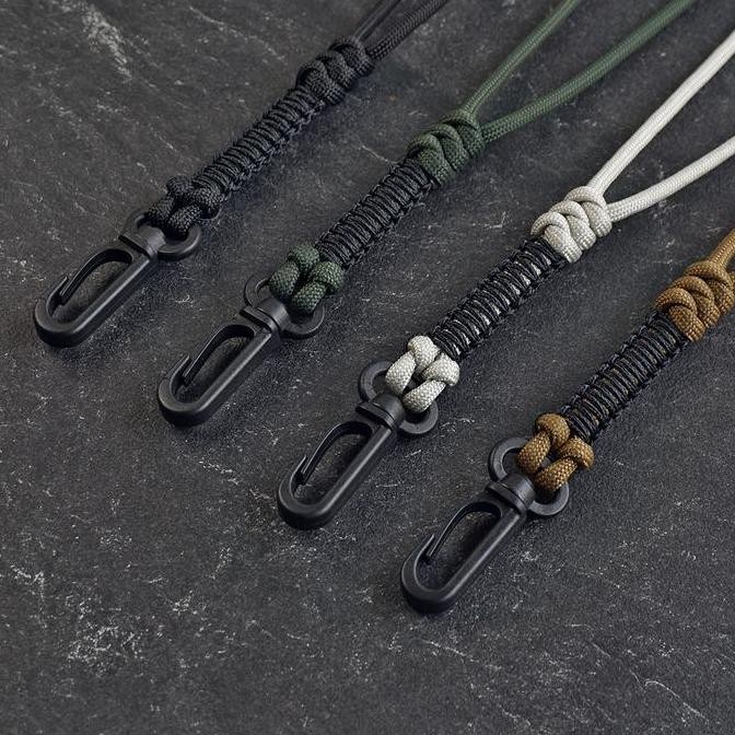 

new !!! Lanyard Id Card Holder Tali Gantungan Name Tag Paracord murah