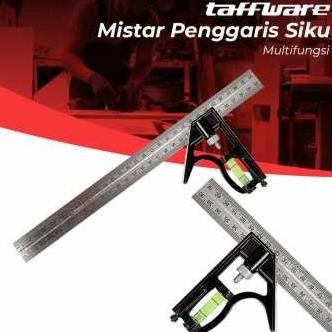 

Taffware Mistar Penggaris Siku Tukang Multifungsi - ZEAST