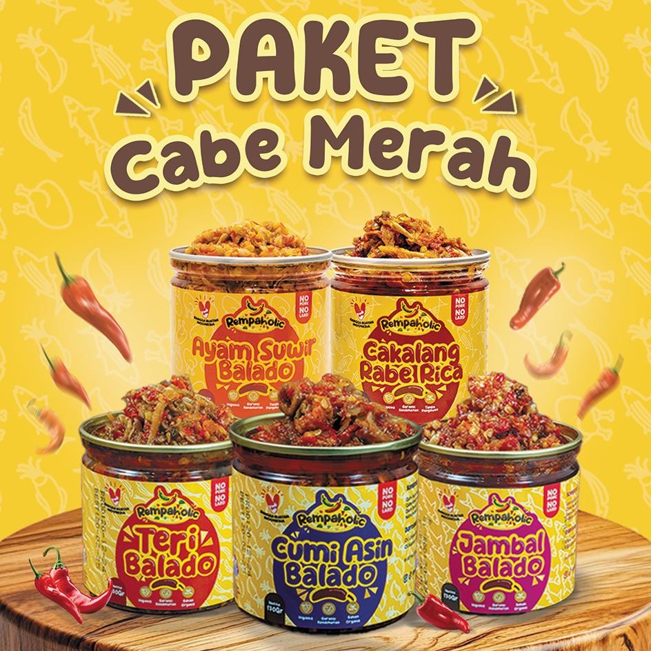 

Rempaholic Paet Hemat Ambal Cabe Merah Ii 5 Beba Pilih Varian 170Gr N