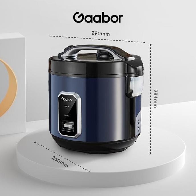 gaabor rice cooker penanak nasi 2.2l rc50m-be01a