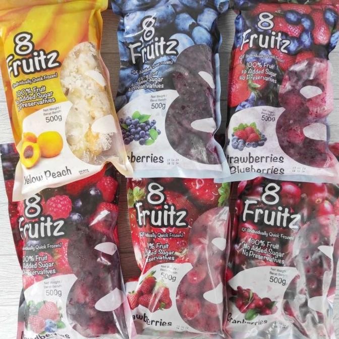 

Diskon! 8 Fruitz Frozen Fruits 500g Buah Beku