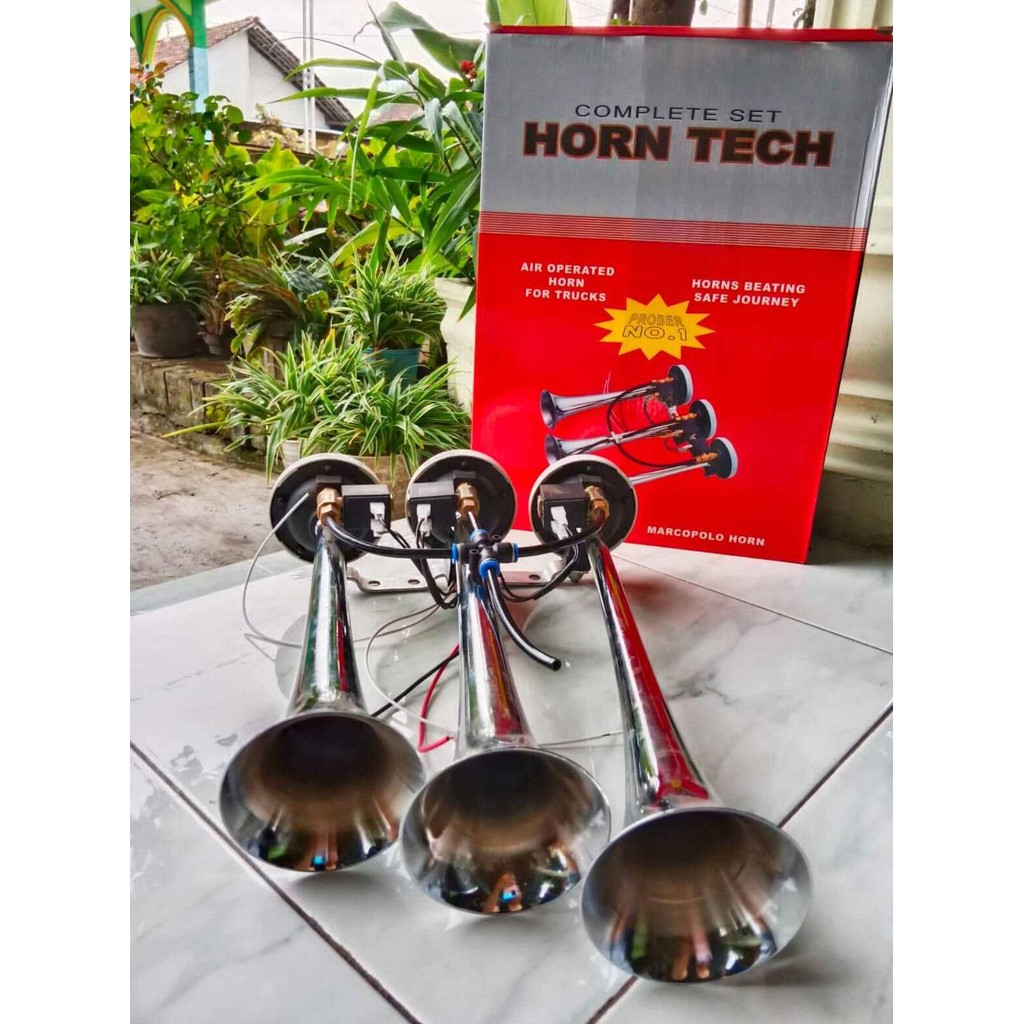 klakson telolet 3 corong 3 suara 12v&24v