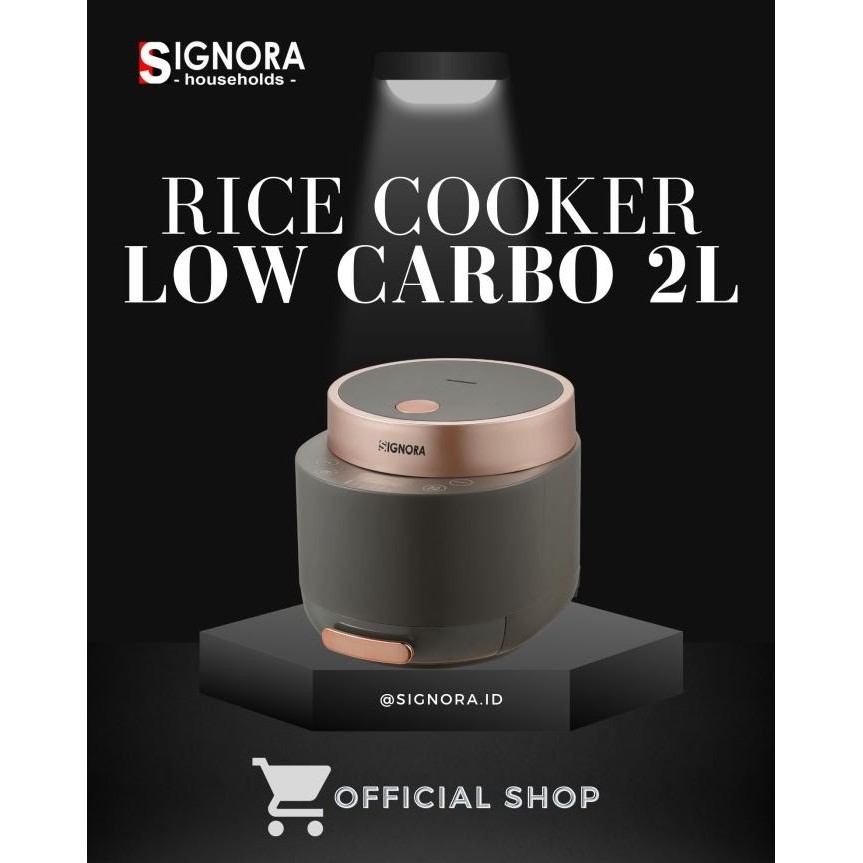 rice cooker low carbo 2lt signora