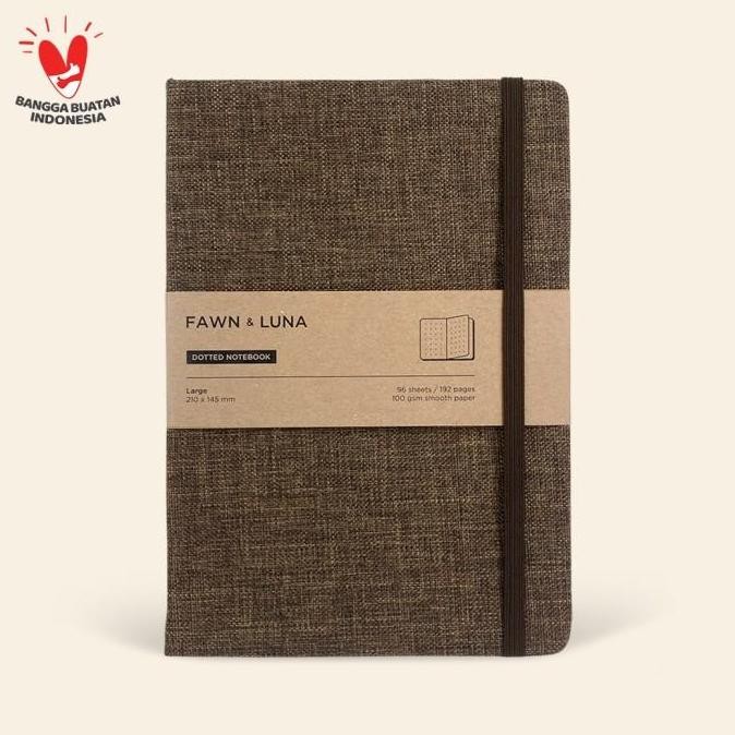 

Fawn & Luna - Abbey Brown - Notebook Large A5 - Buku Jurnal/Agenda/Diary/Catatan