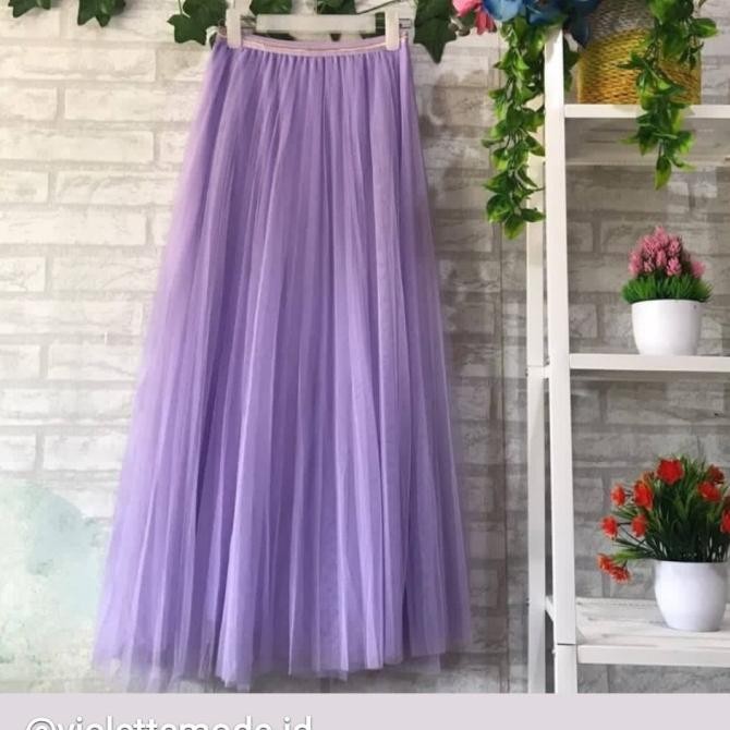 ROK TUTU 4 LAPIS LIST GOLD IMPORT BANGKOK, ROK TUTU POLOS IMPORT