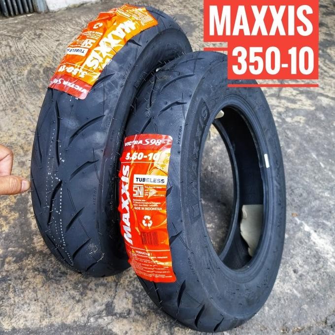 ------] Ban Maxxis Victra Tubeles Vespa 350-10