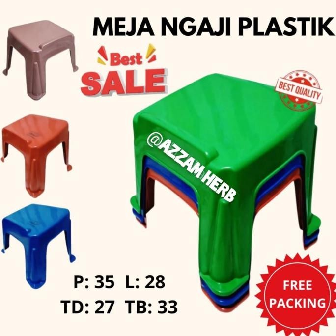 Meja Ngaji Plastik Bangku Ngaji Lekar Rekal  Meja Mengaji Belajar Al-Quran