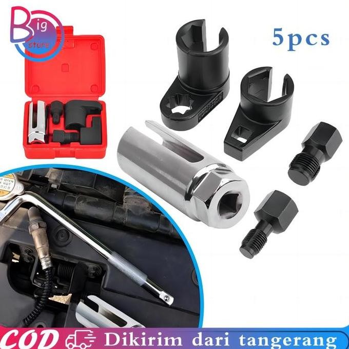 Bisa Spk 5Pcs/Set Kunci Sensor O2 Kunci Oksigen Sensor Kunci Sensor O2 Mobil Kunci Sensor Oksigen Mo