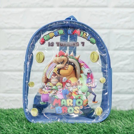 

CLEAR BAG TAS RANSEL ULTAH TERLARIS/ TAS ULANG TAHUN / TAS CUSTOM GOODIE BAG BINGKISAN SOUVENIR ANAK