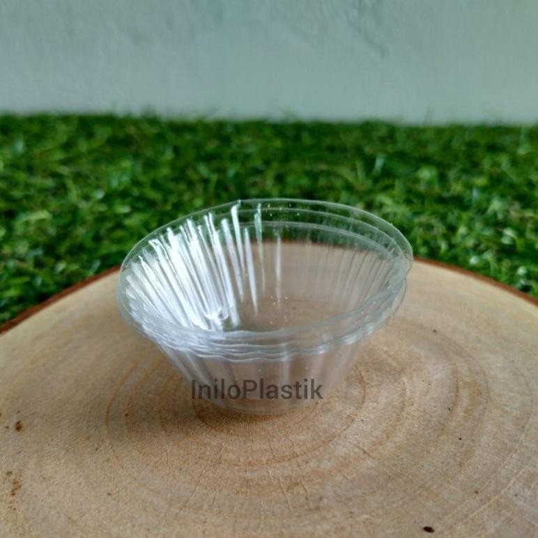 Sd-5 [2Pack] Mika Plastik / Mika Cup Kue Kecil / Mika Cup Roti Kue Kecil Terlaris