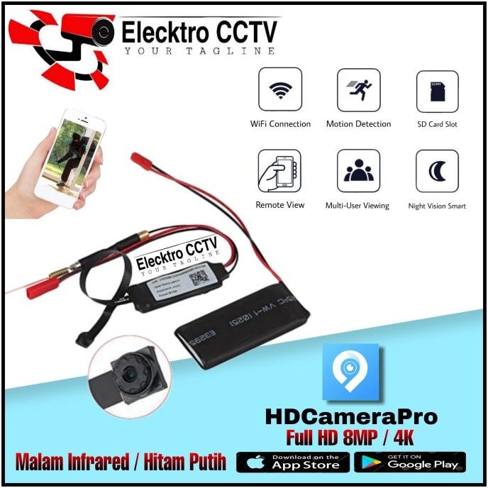 TERSEDIA Spy Cam Mini Wifi / IP 1080P 4K Hidden Spy Camera CCTV