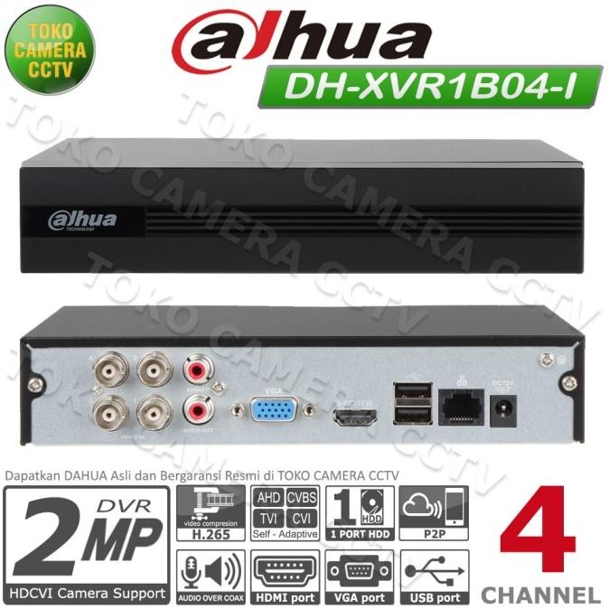 TERSEDIA DVR RECORDER CCTV DAHUA 4 CHANNEL CCTV DAHUA 4CH 2MP