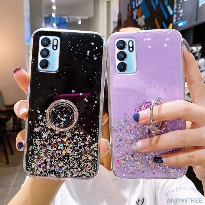 OPPO A16 A74 5G A54 RENO 5F GLITER SILIKON CASING SOFT CASE HP