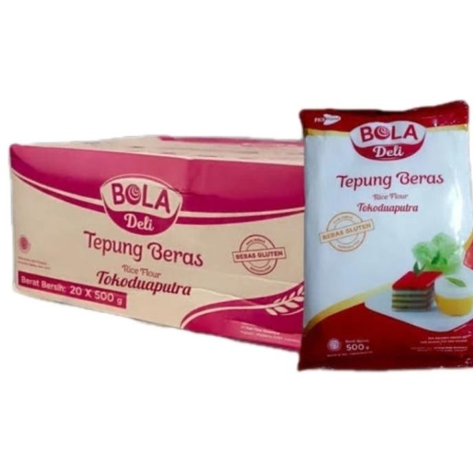 

Terlaris Tepung Beras Bola Deli 500Gr 1 Dus Isi 20 Pc Harga Promo