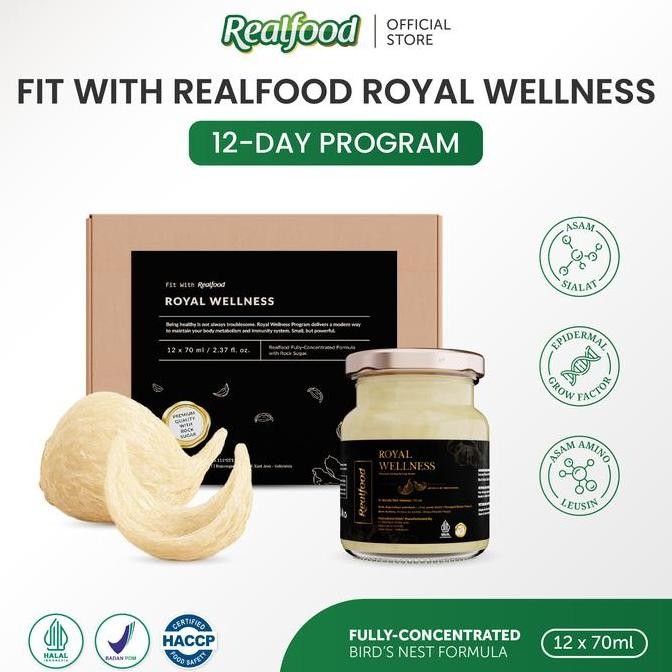 

Realfood Royal Wellness Program 12 Hari Minuman Sarang Burung Walet Original Dan Terlaris