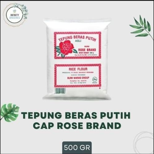 

Terlaris Tepung Beras Putih Cap Rose Brand 500 Gr Murah !!