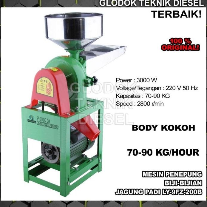 

Terlaris Mesin Penepung Tepung Beras Jagung Padi Biji 70-90 Kg/H Ly-9Fz-200B
