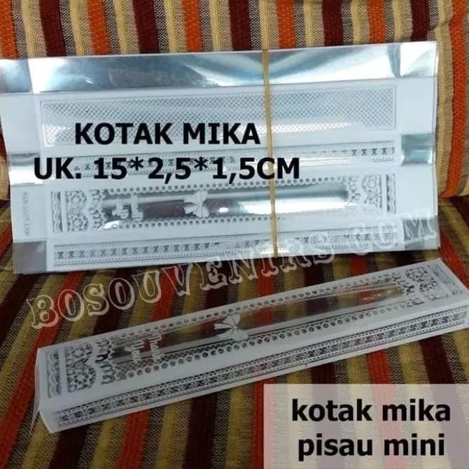 

Diskon! Isi100 Kotak Mika Souvenir Uk 15X2,5X1,5Cm | Kotak Souvenir Pisau Mini
