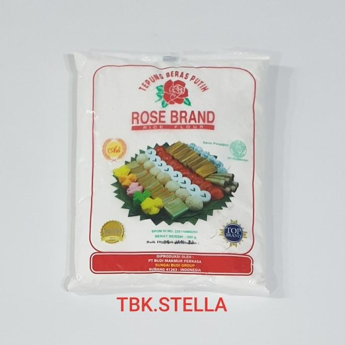 

Terlaris Tepung Beras Putih Rose Brand 500 Gr
