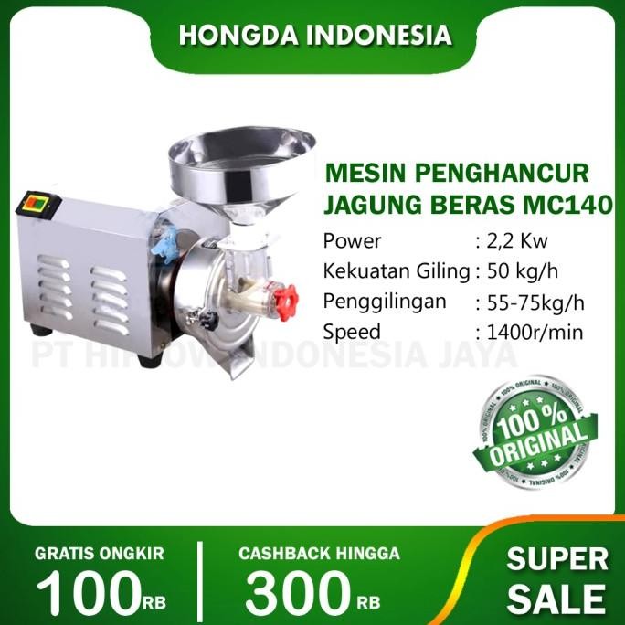 

Terlaris Mesin Bubuk/Tepung Penepung Biji Kacang Kopi Beras Lada Mc140 (2200W)