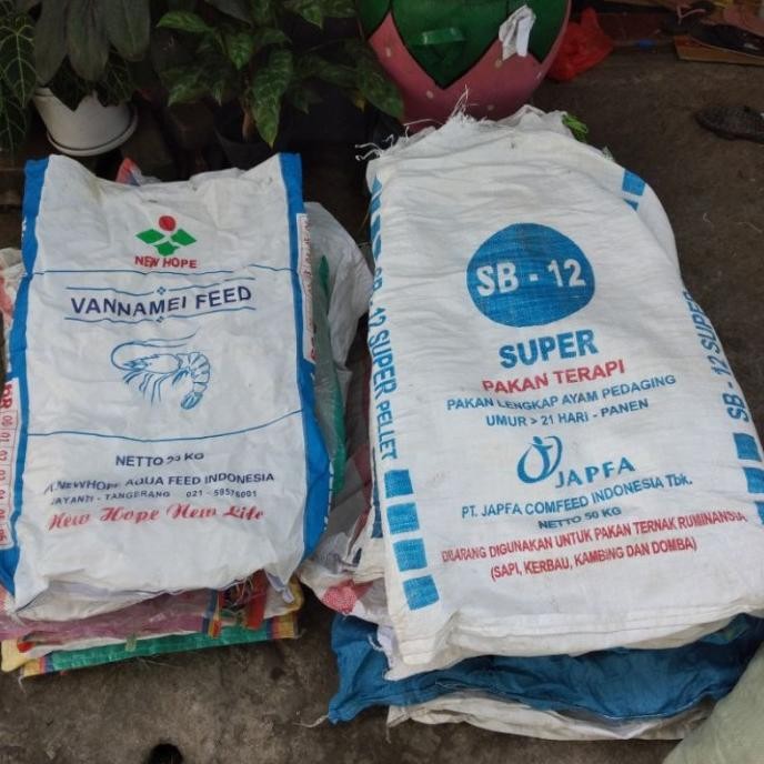 

Terlaris Karung Sak Bekas 25 Kg 50Kg Sak Karung Kantong Beras Gula Tepung