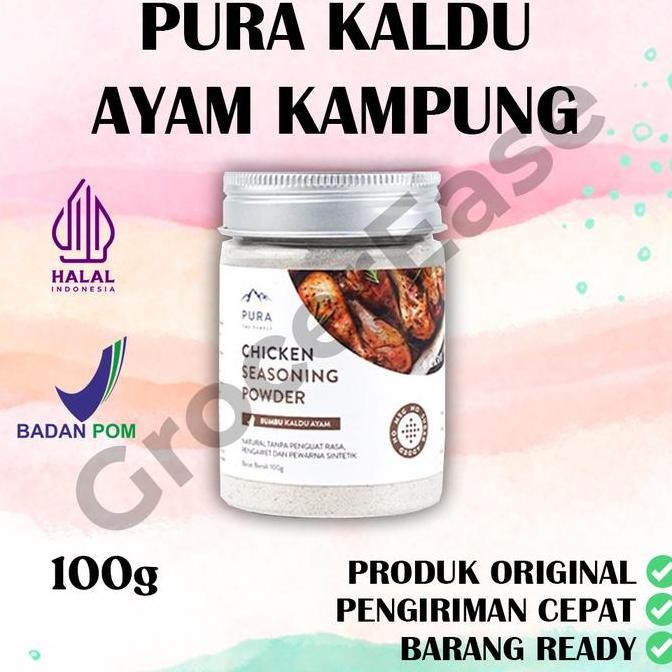 

Terbaru Pura Seasoning Kaldu Ayam Kampung Asli Kaldu MPASI Non MSG Tanpa Gula 100gr