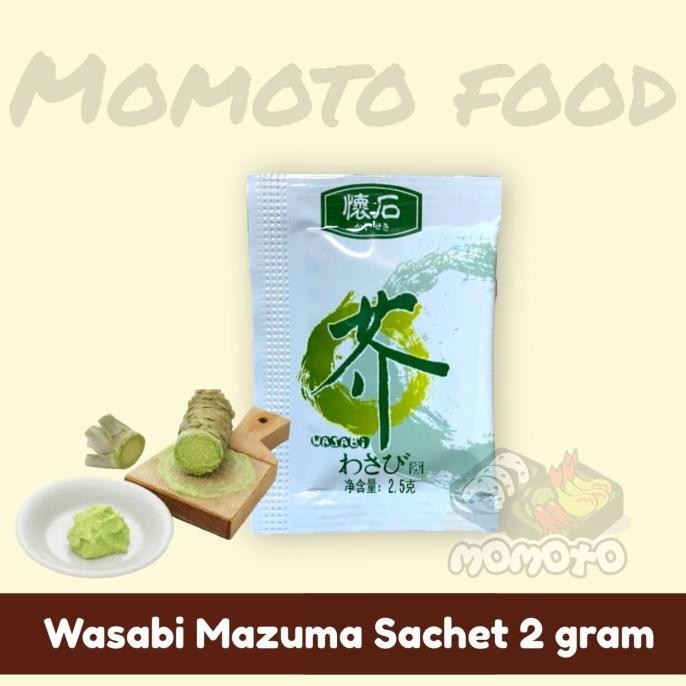 

Wasabi Sachet Pasta Halal 2,5 gram TERMURAH original sushi snack
