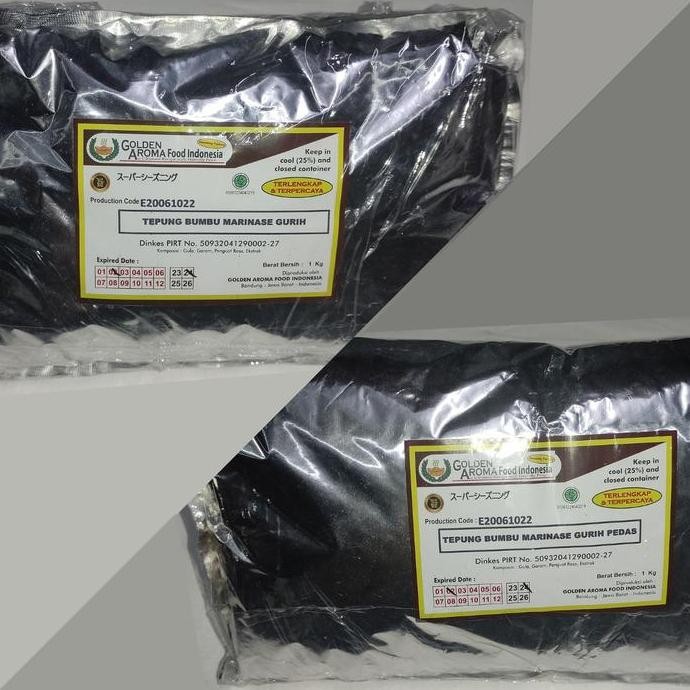 

Terbaru Tepung Bumbu Marinasi 1 Kg (Varian Gurih dan Pedas) GAFI - untuk Merendam Ayam, cocok Cocok untuk membuat Ayam Crispy/KFC/Geprek/Shihlin, Praktis, rasa Mantul, Enak dan Halal