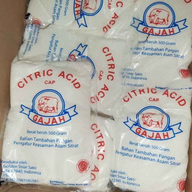

Terbaru Citric acid/Asam sitrat Powder 1kg