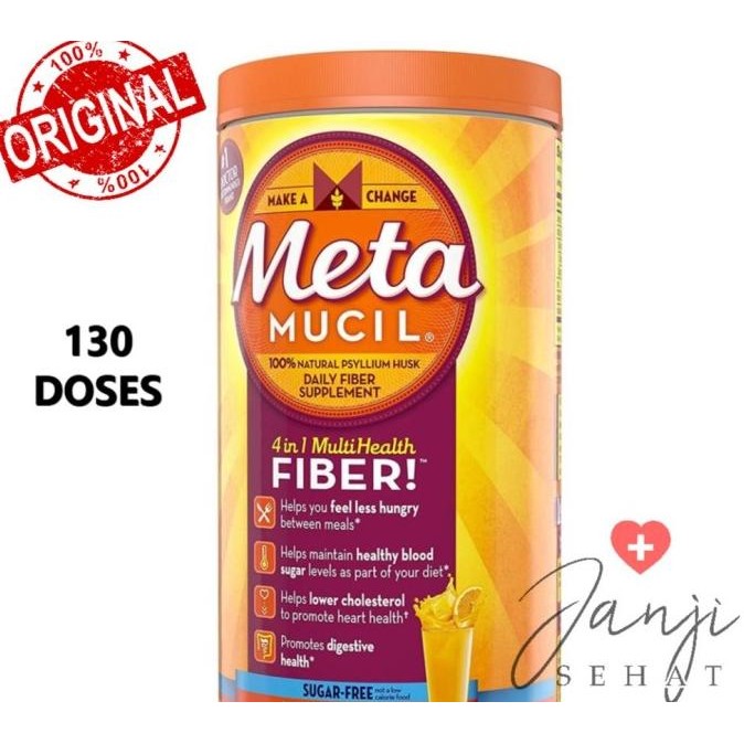 

TERBARU - Metamucil Orange Smooth Sugar Free 130 Teaspoons