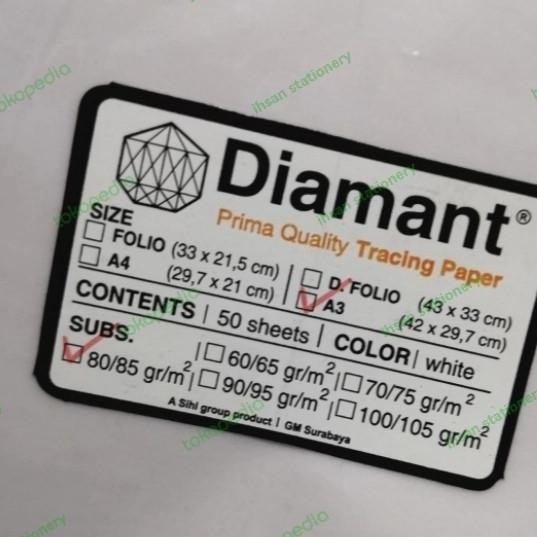 

BEBAS ONGKIR - Kertas Kalkir Diamant A3